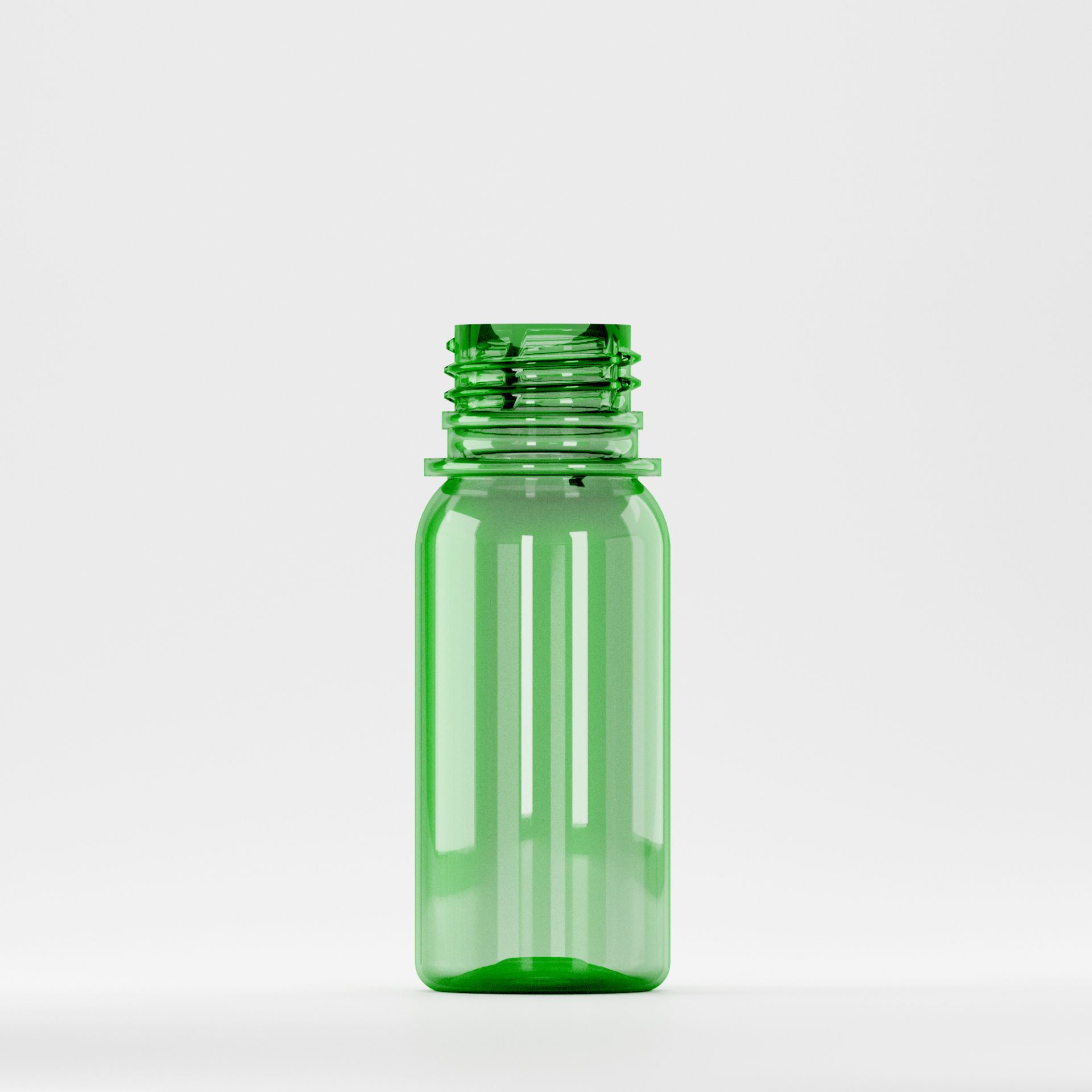 Flacon Pet 50ml, Verde, Filet 28mm – PCO 1810 (Fără Capac)