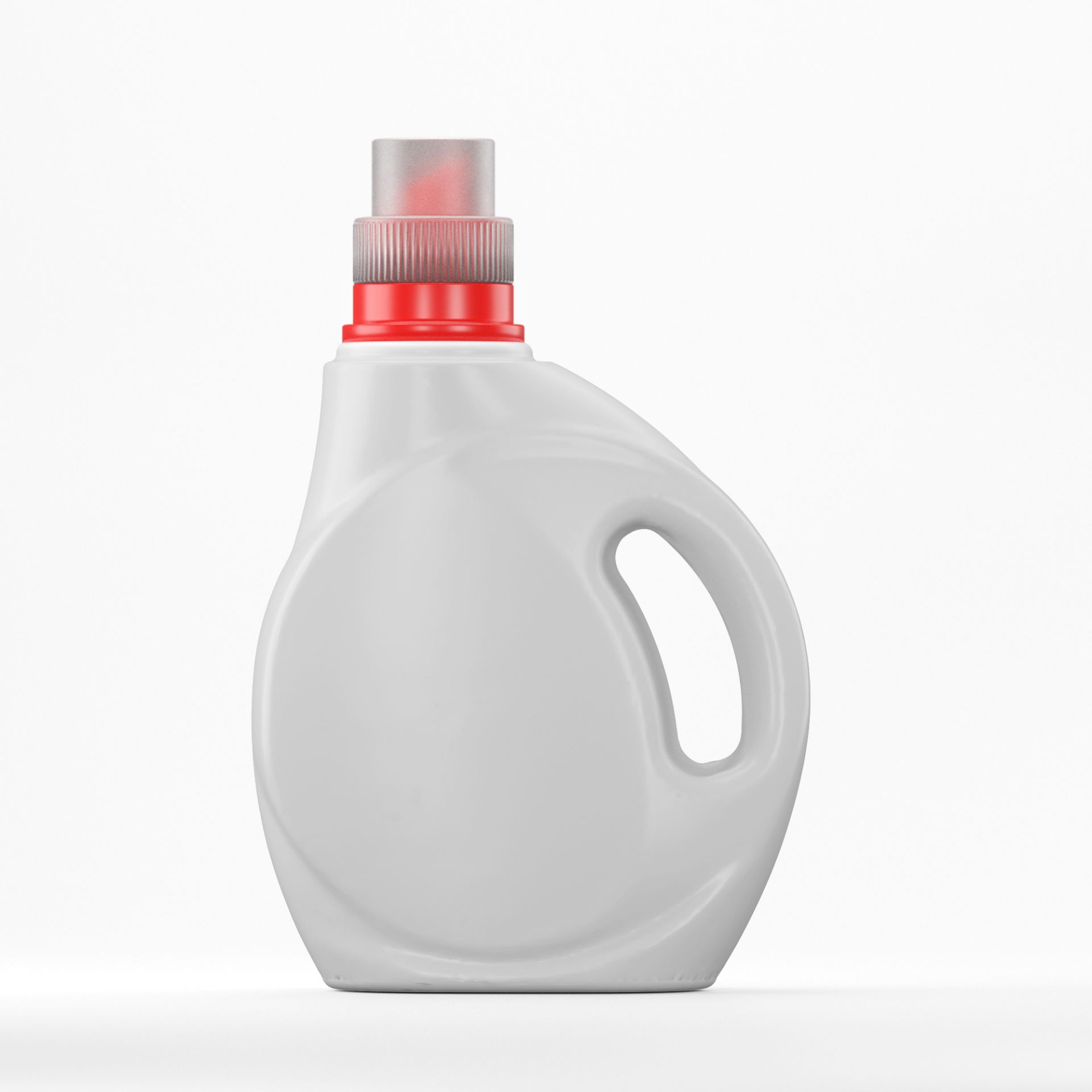 Flacon HDPE 1L, ALB - Filet 48mm - BRC48 - cu capac