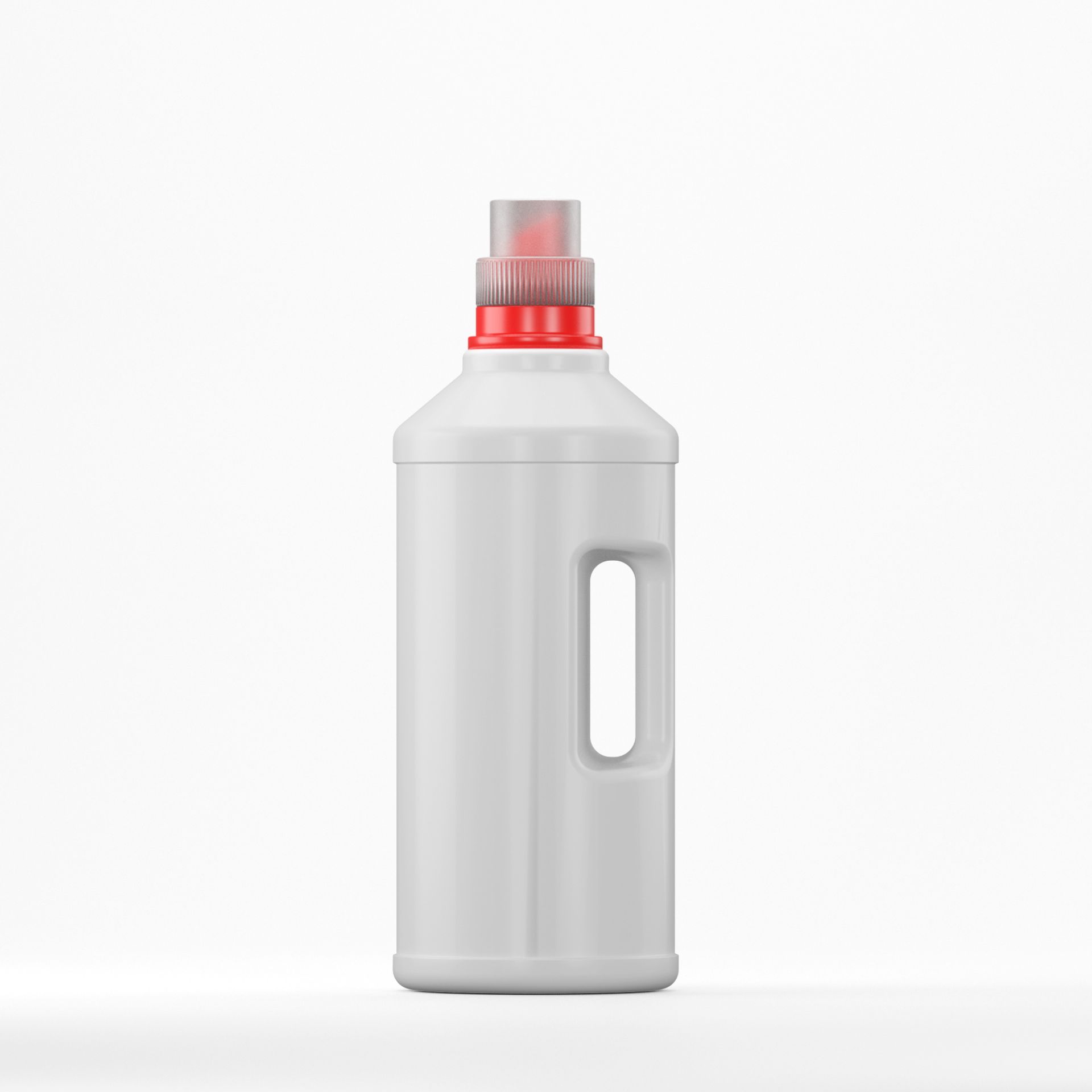 Flacon HDPE 2L, ALB - Filet 48mm - BRC48 - cu capac