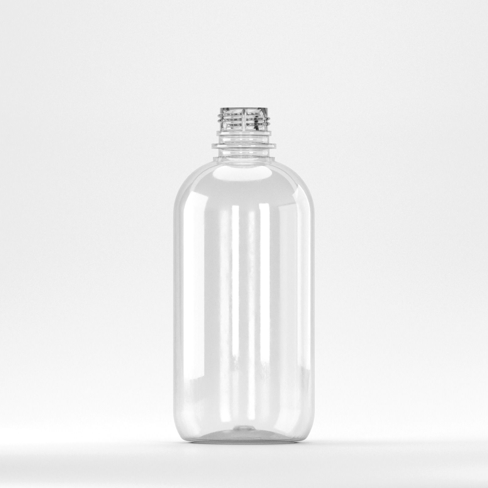 Flacon PET 500ml, Transparent, Filet 28mm – Standard PCO 1810 (fără capac)