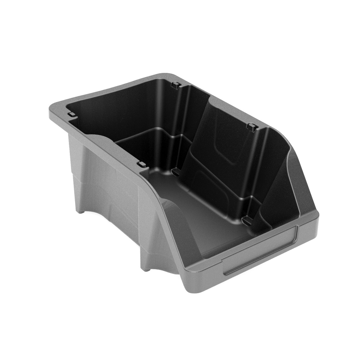 Cutie pentru depozitare, Ergobox 1, negru, 173 x 106 x 78 mm