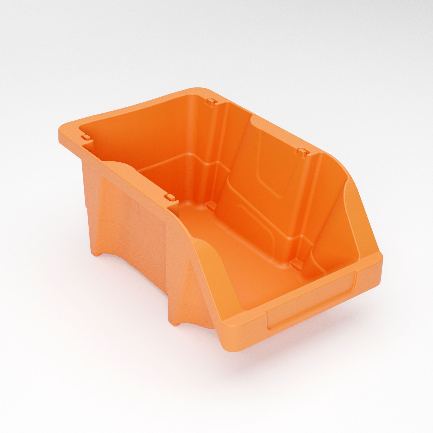 Cutie pentru depozitare, Ergobox 1, portocaliu, 173 x 106 x 78 mm