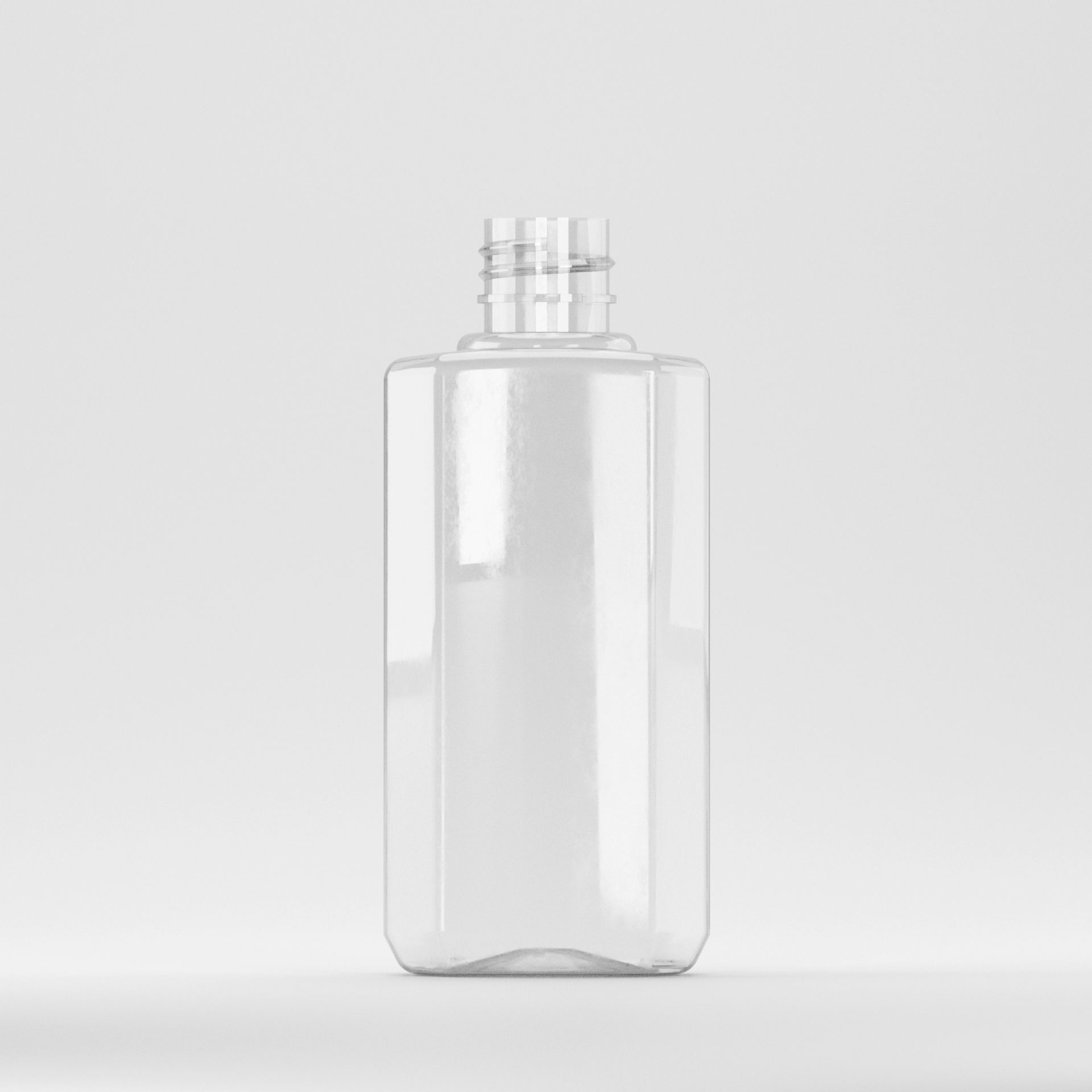 Flacon PET 75ml, Transparent, Filet 18mm (fara capac)