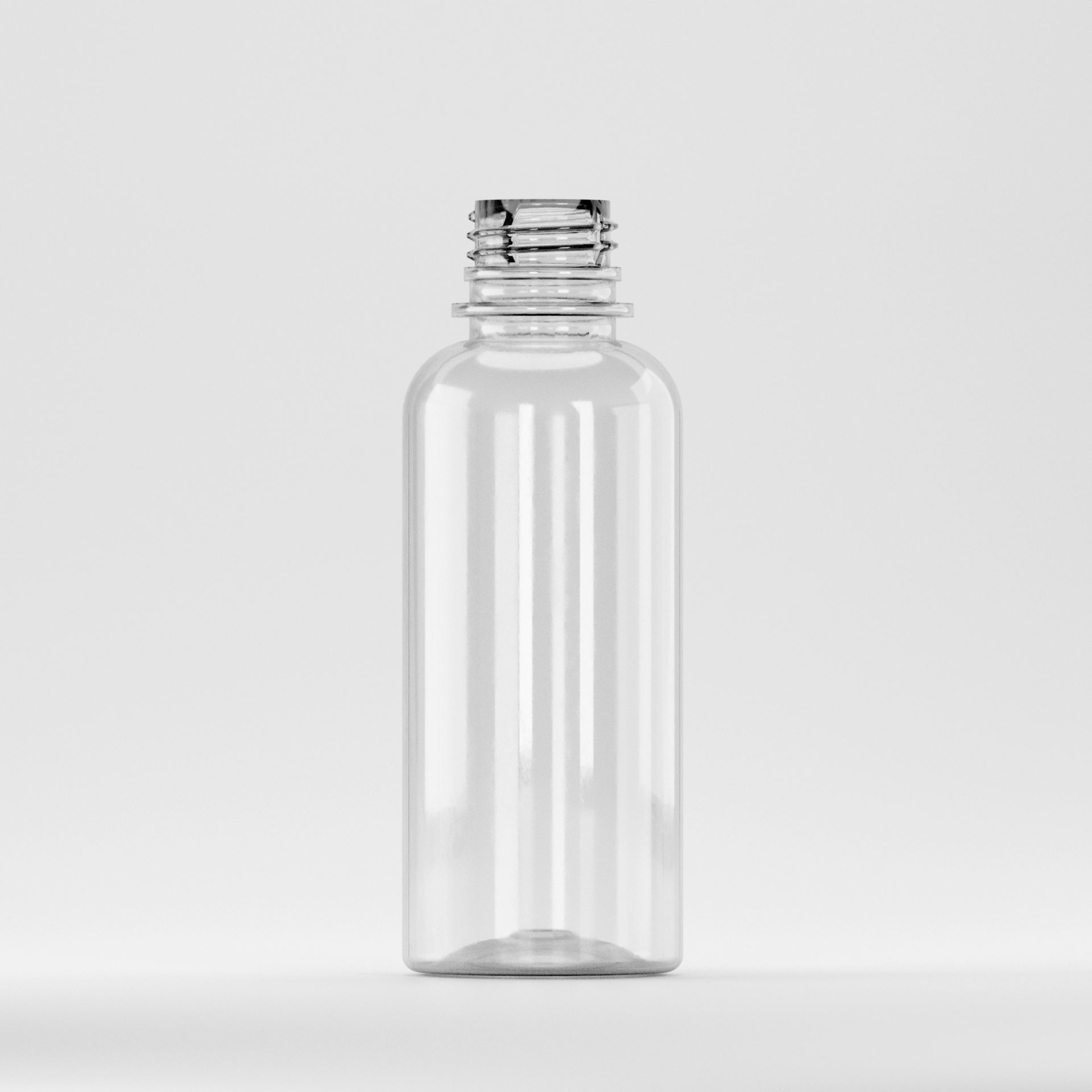 Flacon PET 200ml, Transparent, Filet 28mm – Standard PCO 1810 (fără capac)