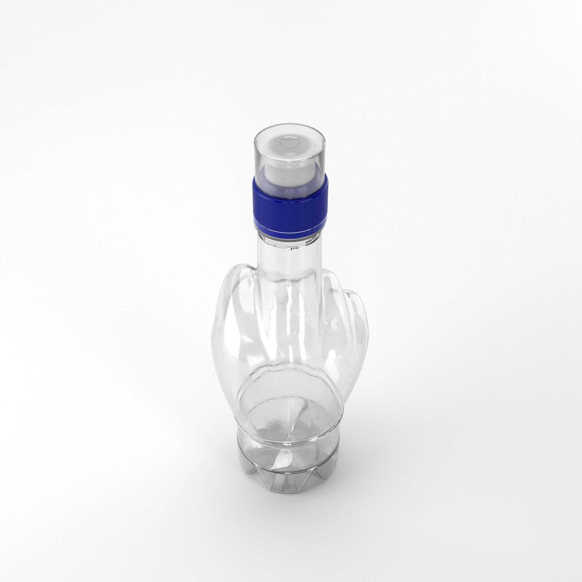  Flacon PET 370 ml Transparent – 30 grame – Filet 28mm – cu Capac Sport